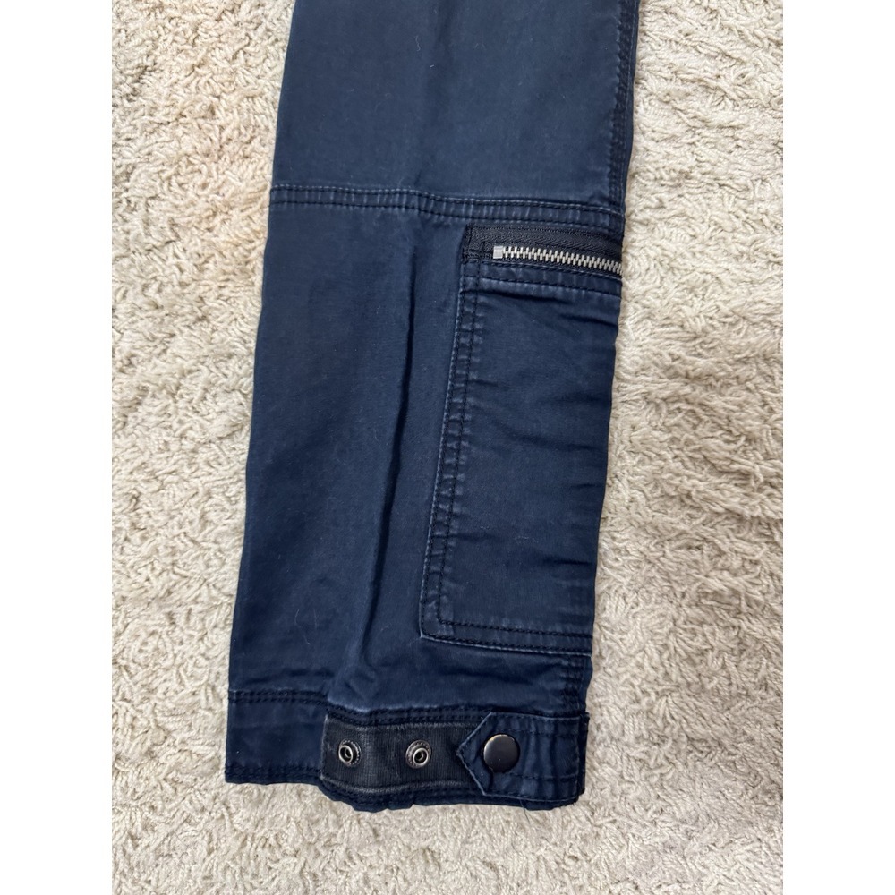 Vintage Ralph Lauren Rugby Women's Slim‎ Fit Cargo Parachute Pants Size 2 Black - Picture 15 of 16